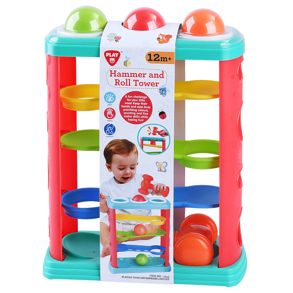 Playgo Hammer And Roll Tower