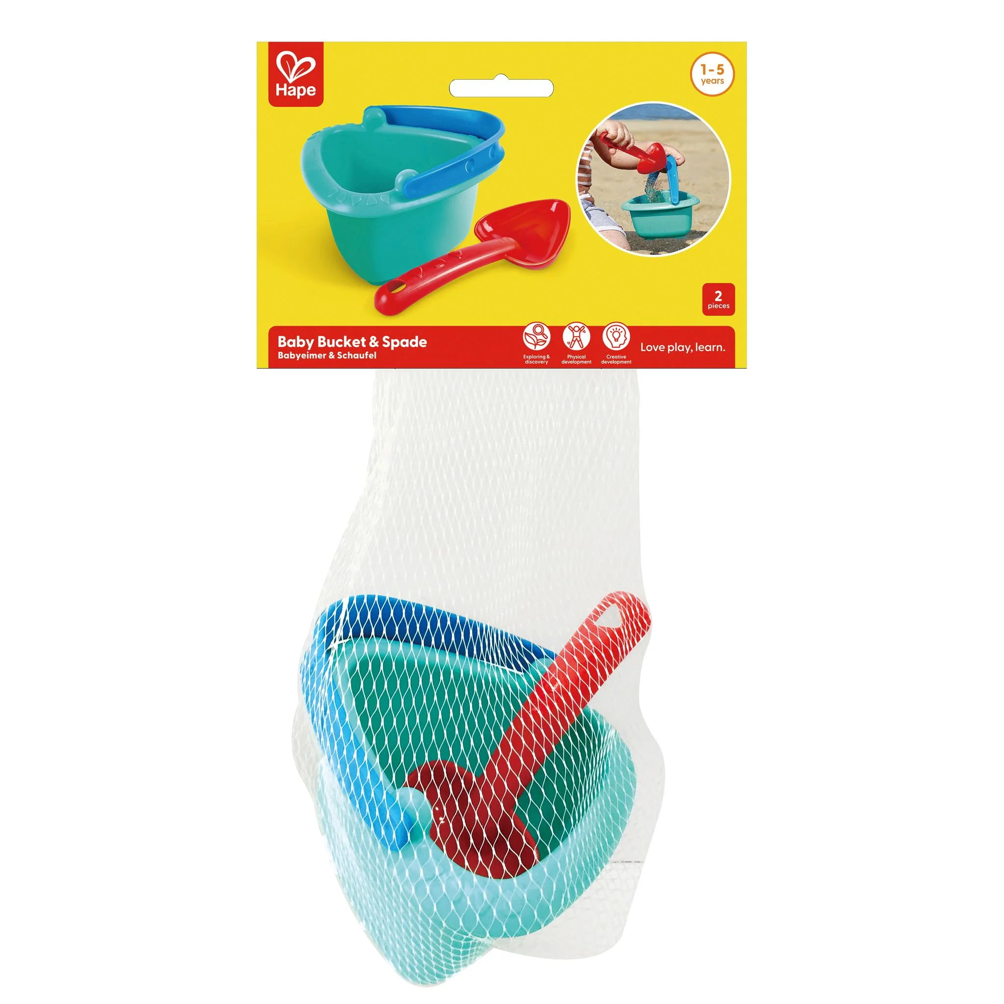 Hape Baby Bucket & Spade