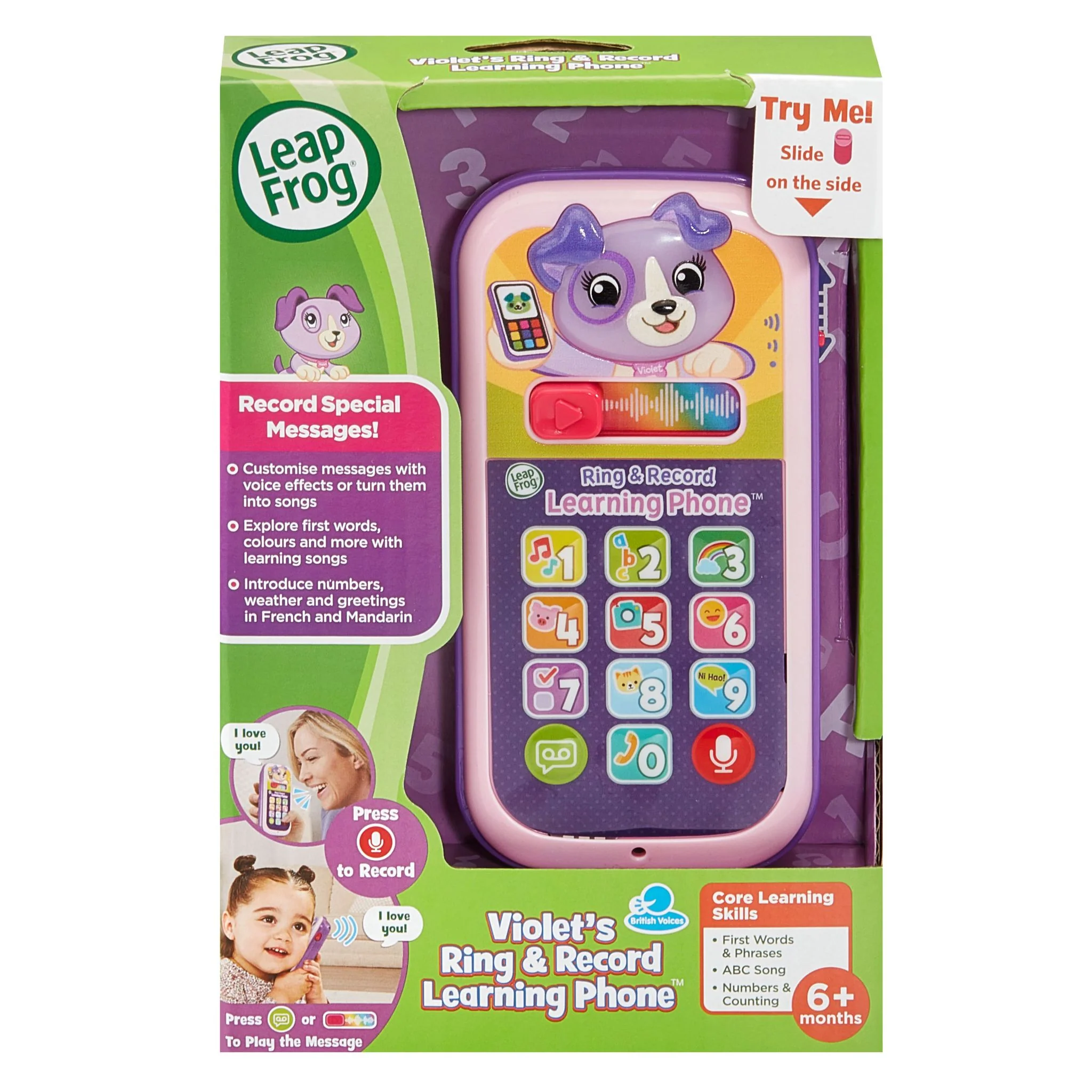 Leapfrog Violet's Ring & Record Learning Phone