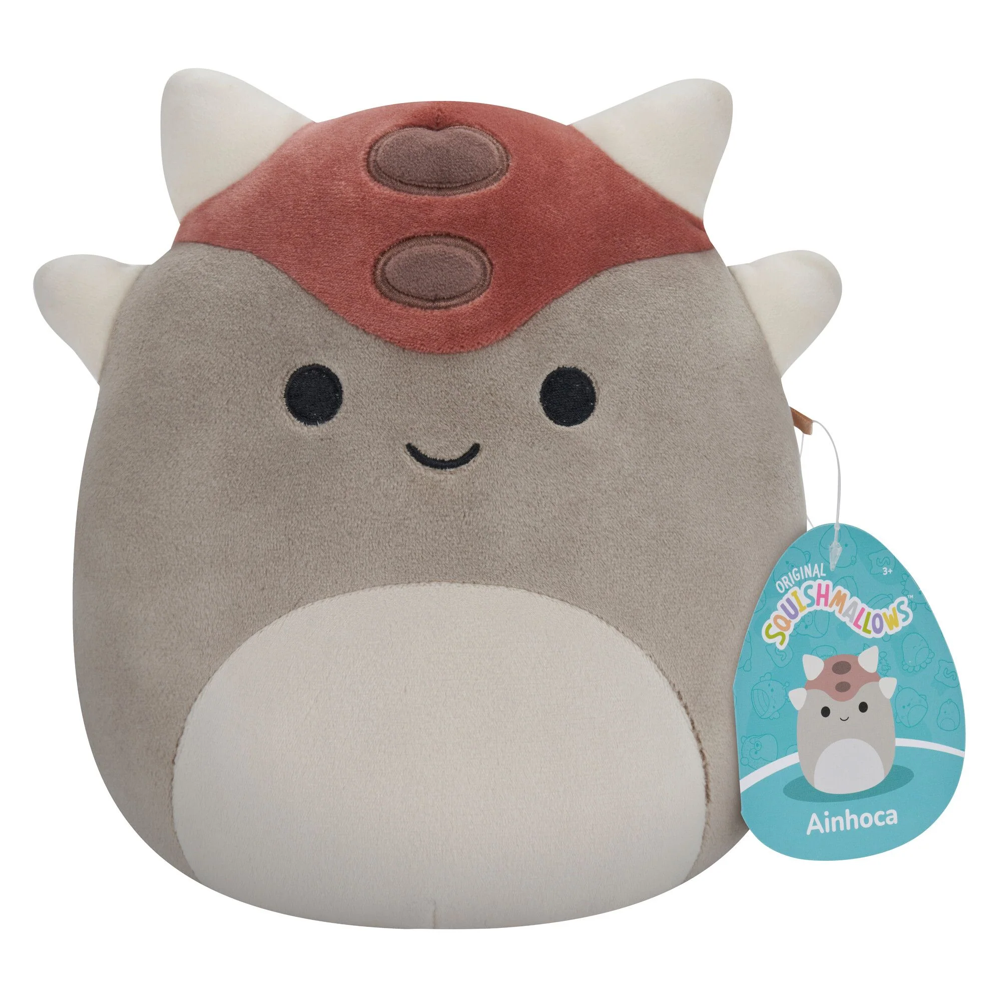 Squishmallows 7.5 Inch Plush  S16 Ainhoca Armored Dino