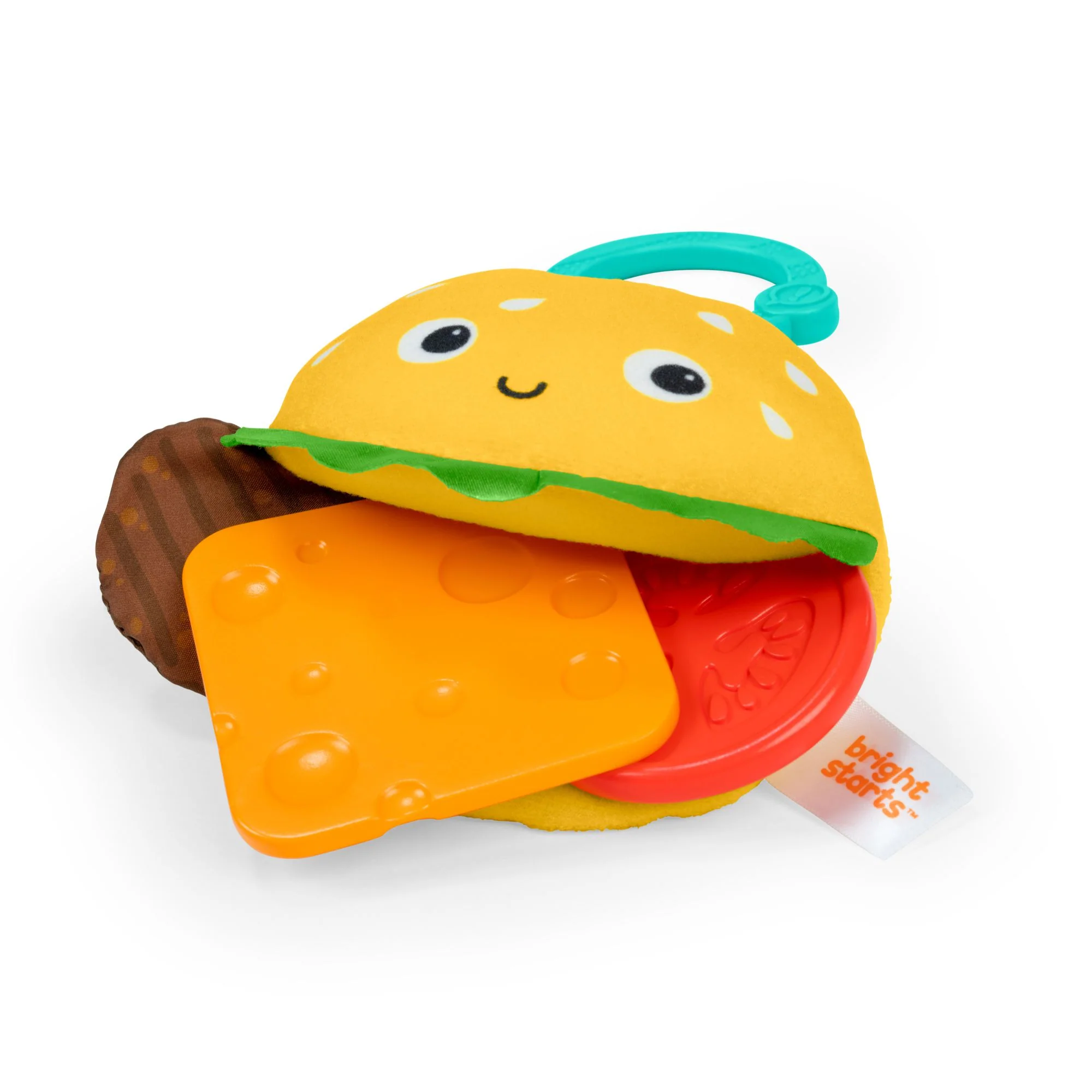650-bright-starts-say-cheeseburger-teether-toy-2.webp Bright Starts Say Cheeseburger Teether Toy