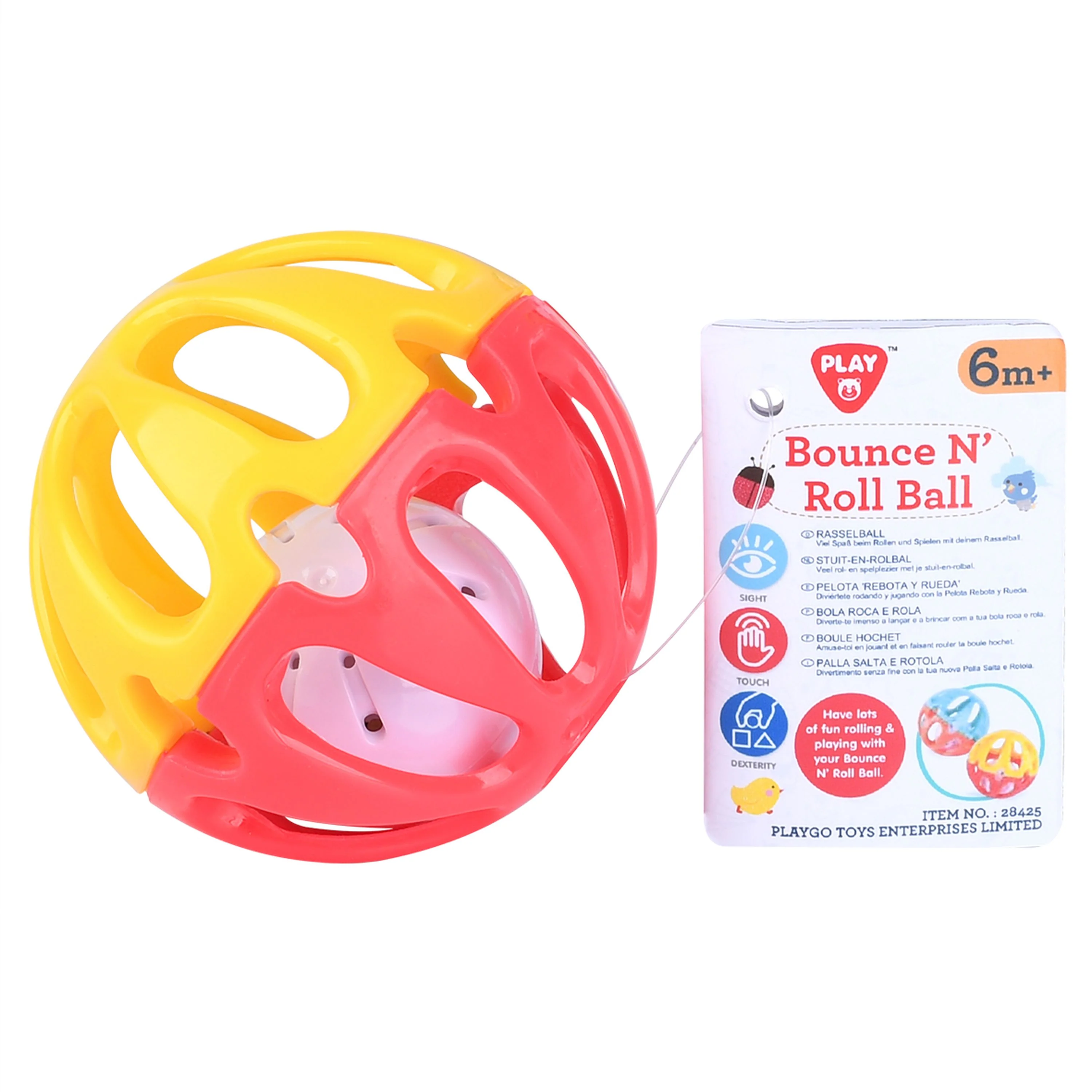 Playgo Toys Ent. Ltd. Bounce N Roll Ball Assorted