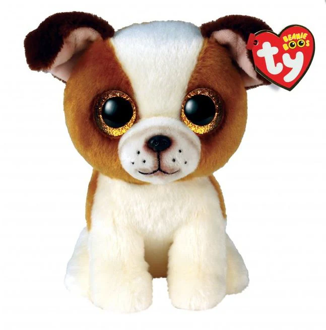 715-ty-beanie-boo-regular-hugo-brown-white-dog-1.webp Ty Beanie Boo Regular - Hugo Brown & White Dog