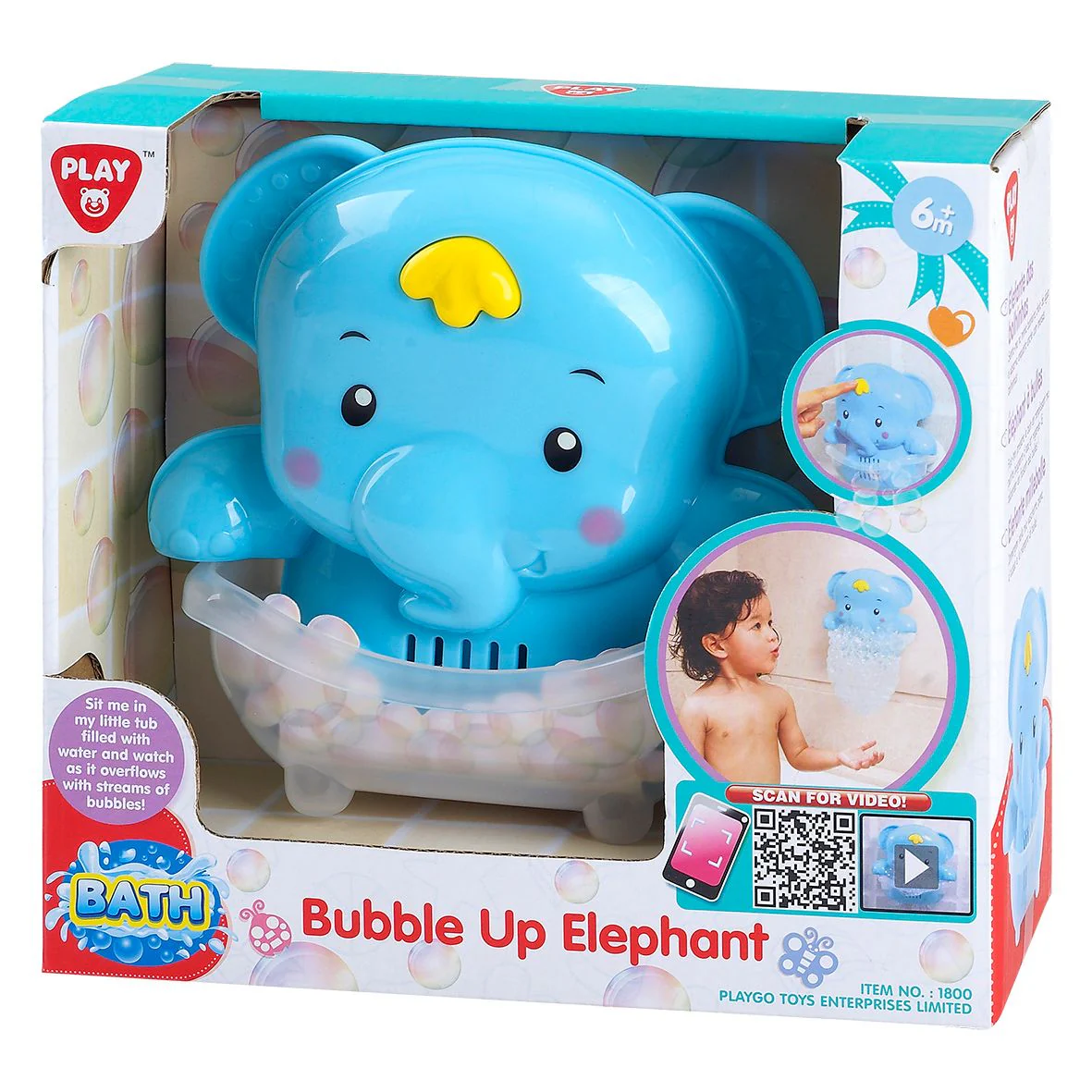 Playgo Toys Ent. Ltd. Battery Operated Bubble Up Elephant