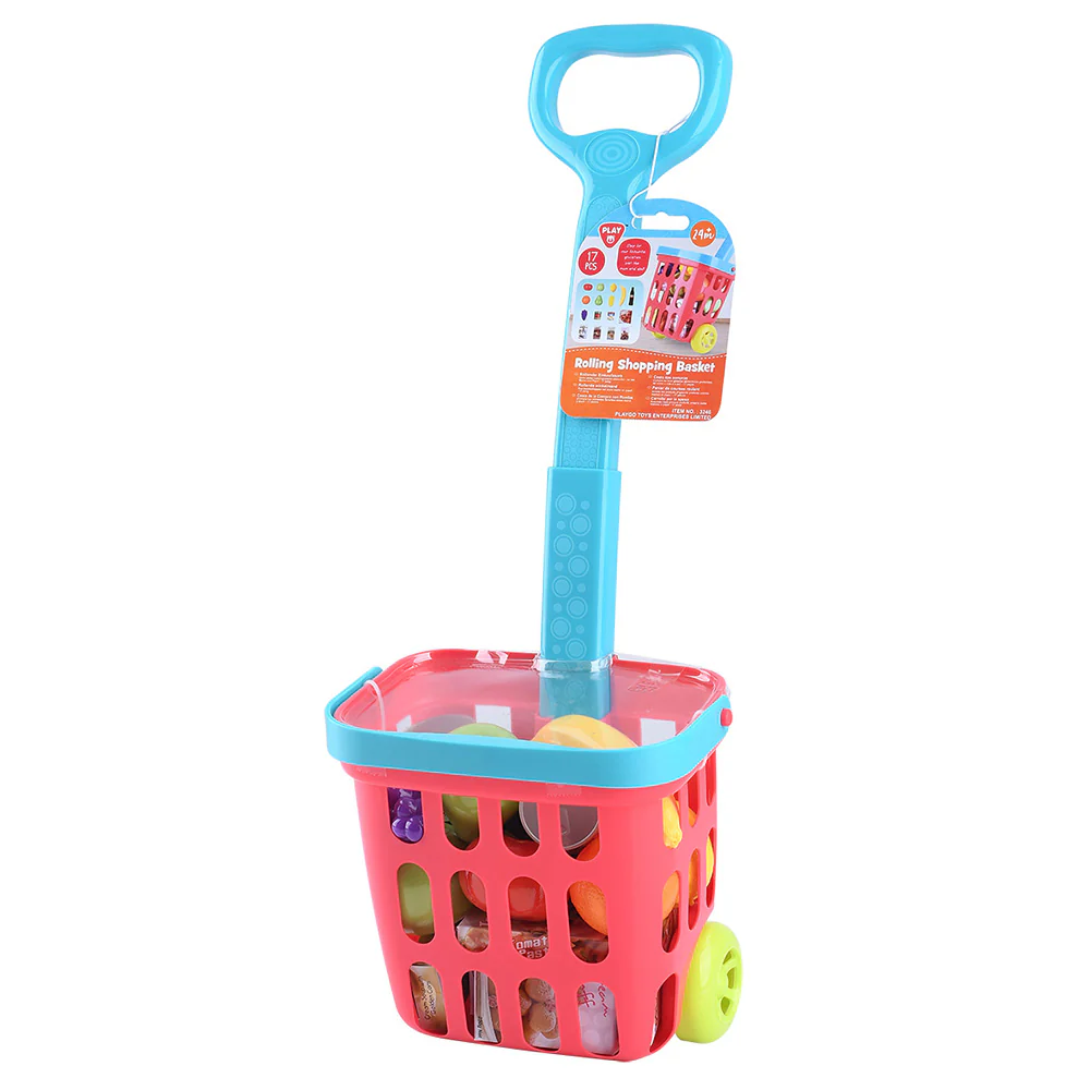 Playgo Toys Ent. Ltd. Rolling Shopping Basket