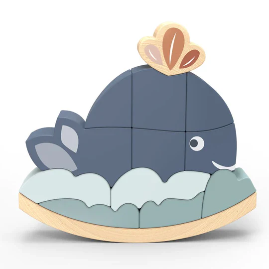 Speedy Monkey Whale Rocking Stacker