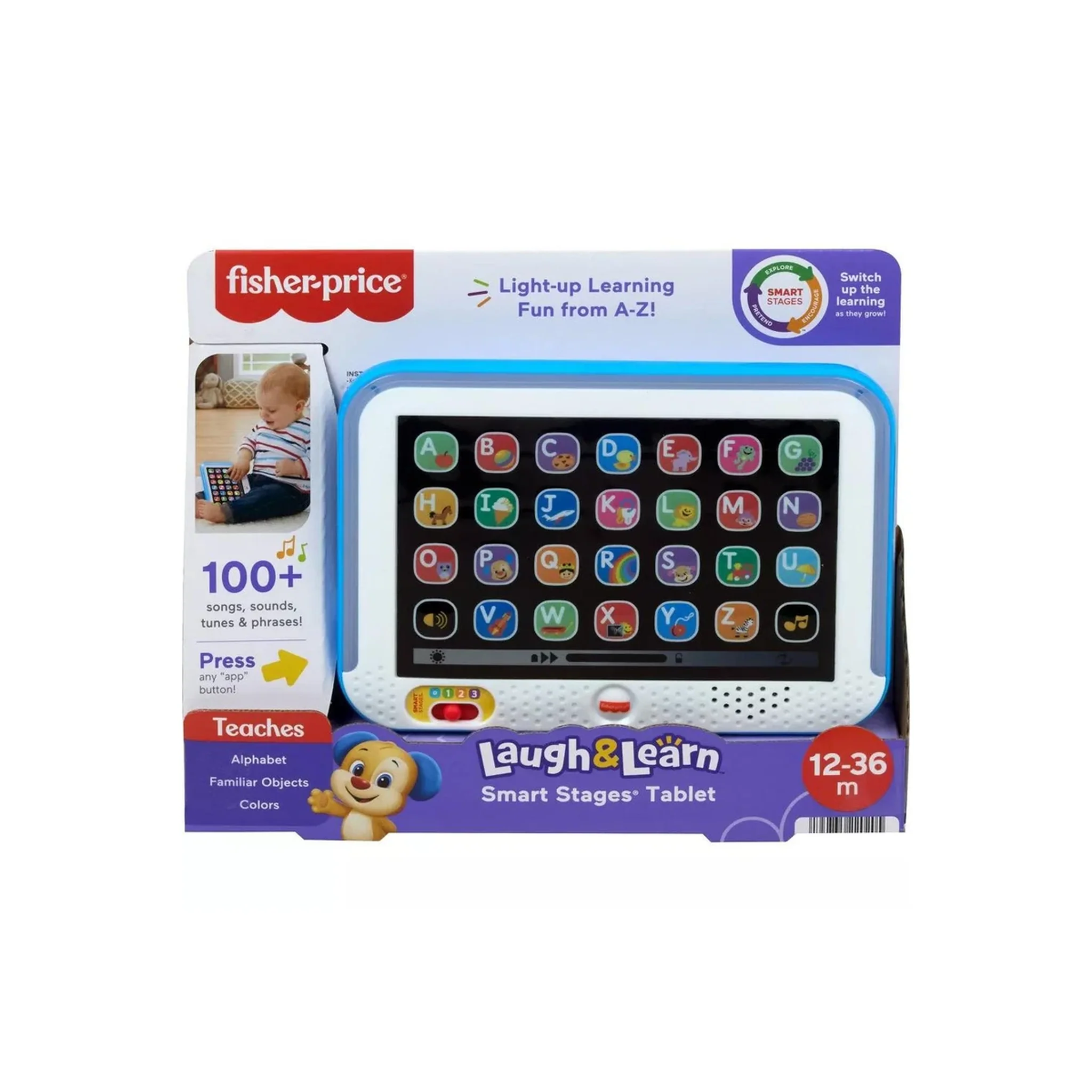 Fisher Price Laugh and Learn Smart Stages Tablet Blue