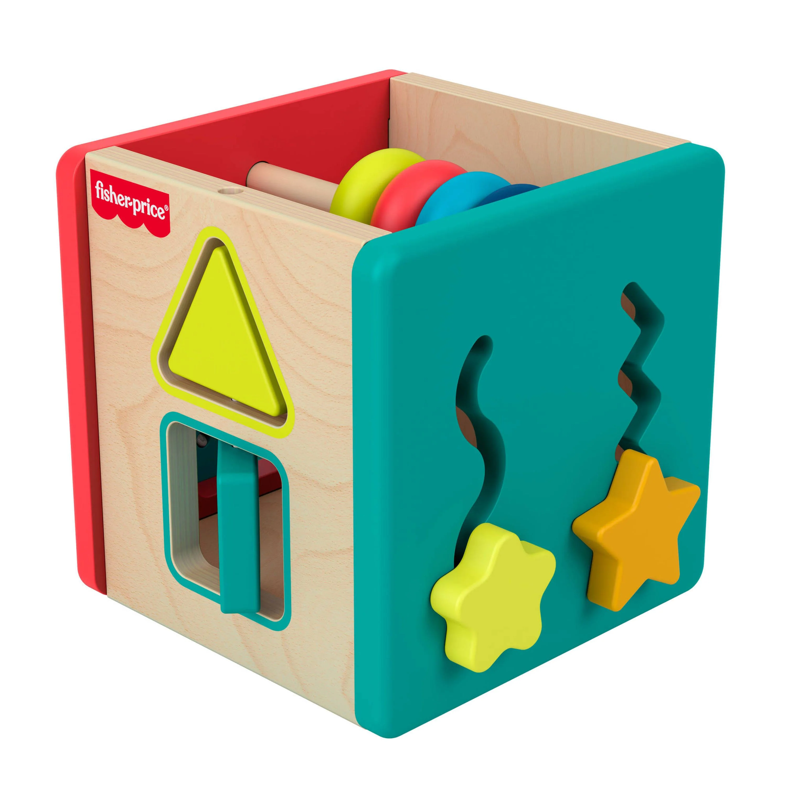 Fisher-Price Wooden Activity Cube