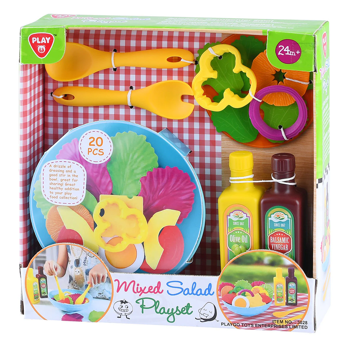 Playgo Toys Ent. Ltd. Mixed Salad Playset