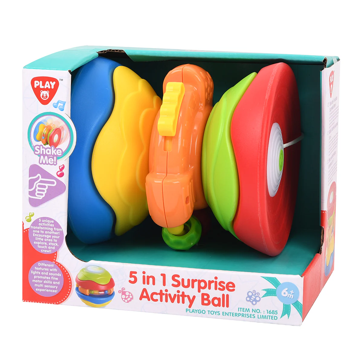 Playgo Toys Ent. Ltd. 5 In 1 Surprise Activity Ball