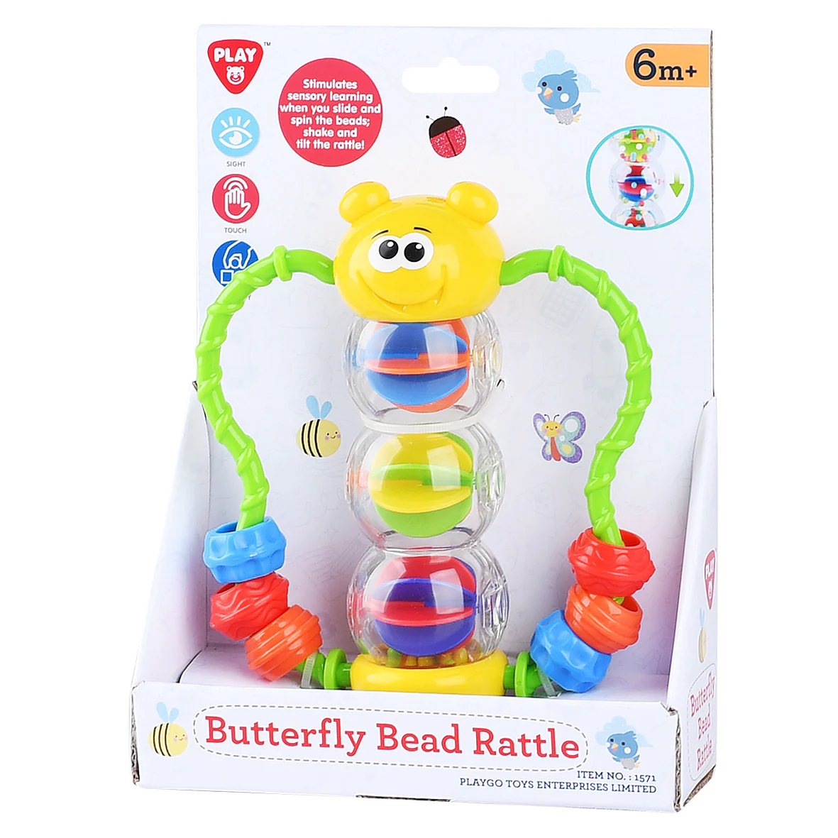 847-playgo-toys-ent-ltd-butterfly-bead-rattle-3.webp Playgo Toys Ent. Ltd. Butterfly Bead Rattle