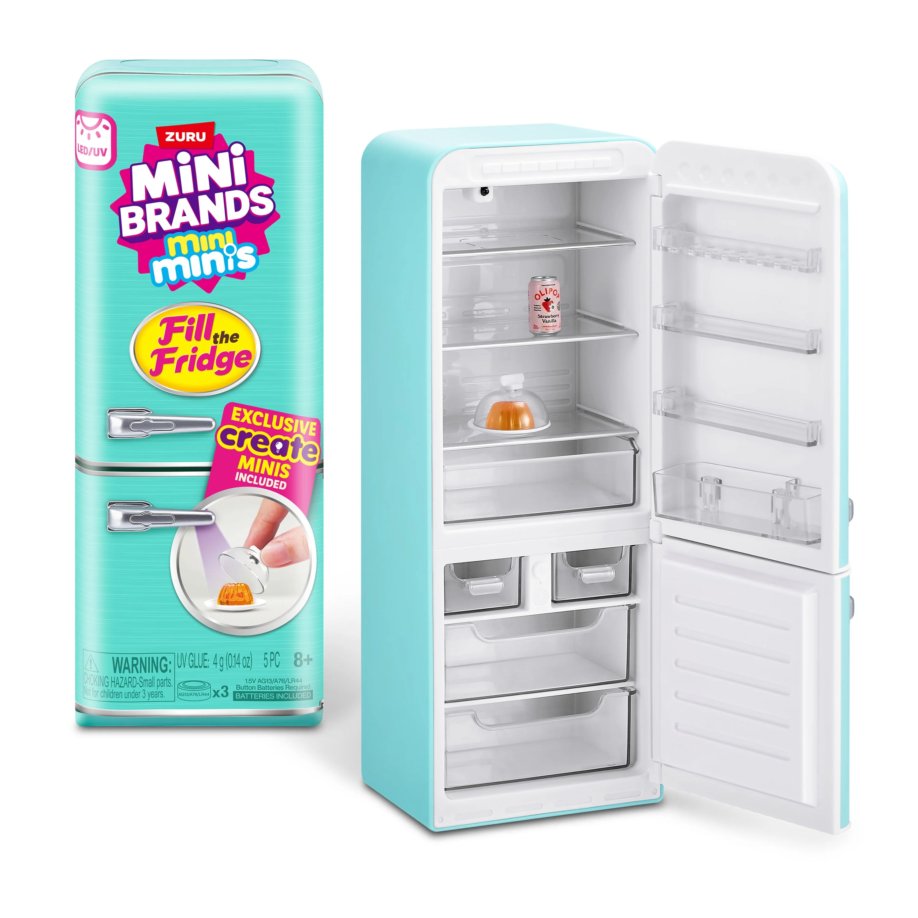 ZURU Mini Brands Fill The Fridge Playset Series 1
