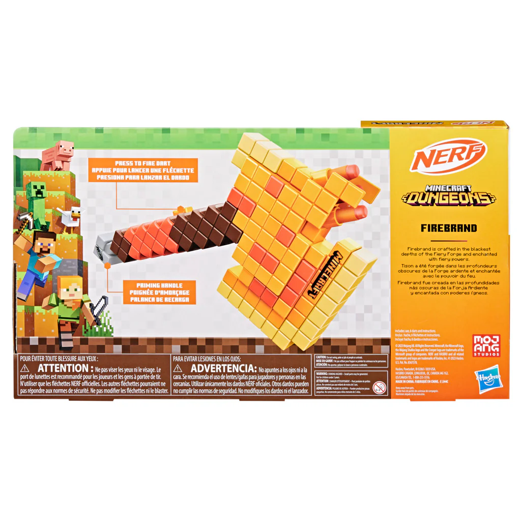 NERF Minecraft Firebrand