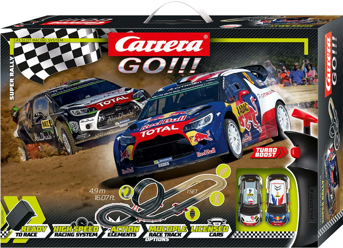 Carrera GO!!! Super Rally Slot Car Set