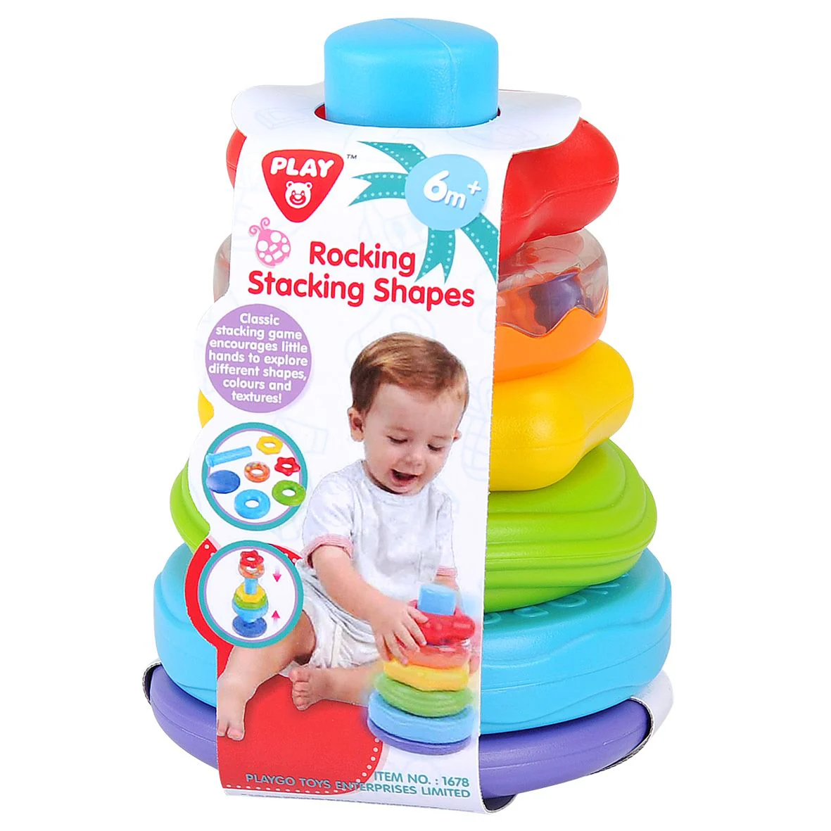 Playgo Toys Ent. Ltd. Rocking Stacking Shapes