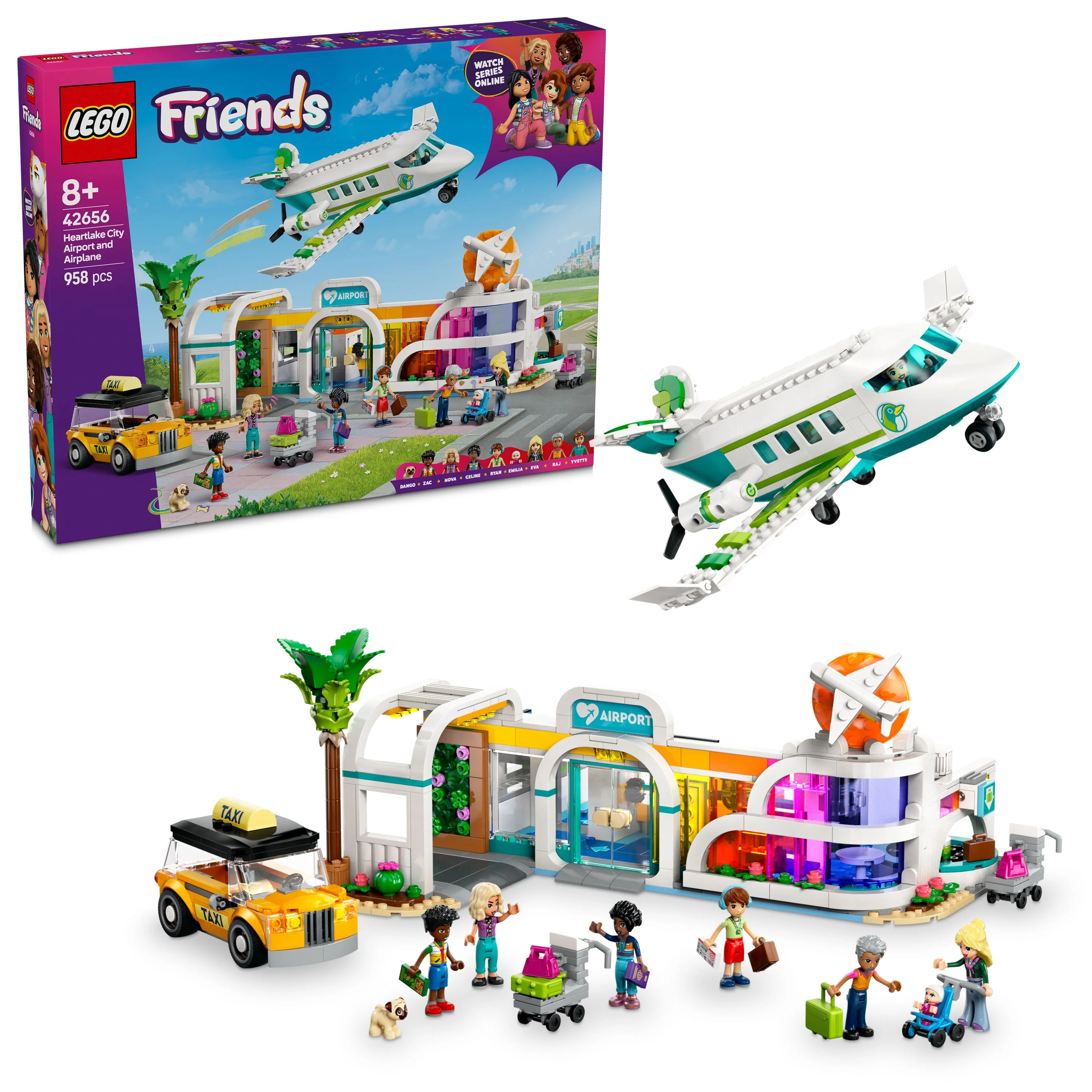 LEGO 42656 Friends Heartlake City Airport And Airplane - Toyworld NZ