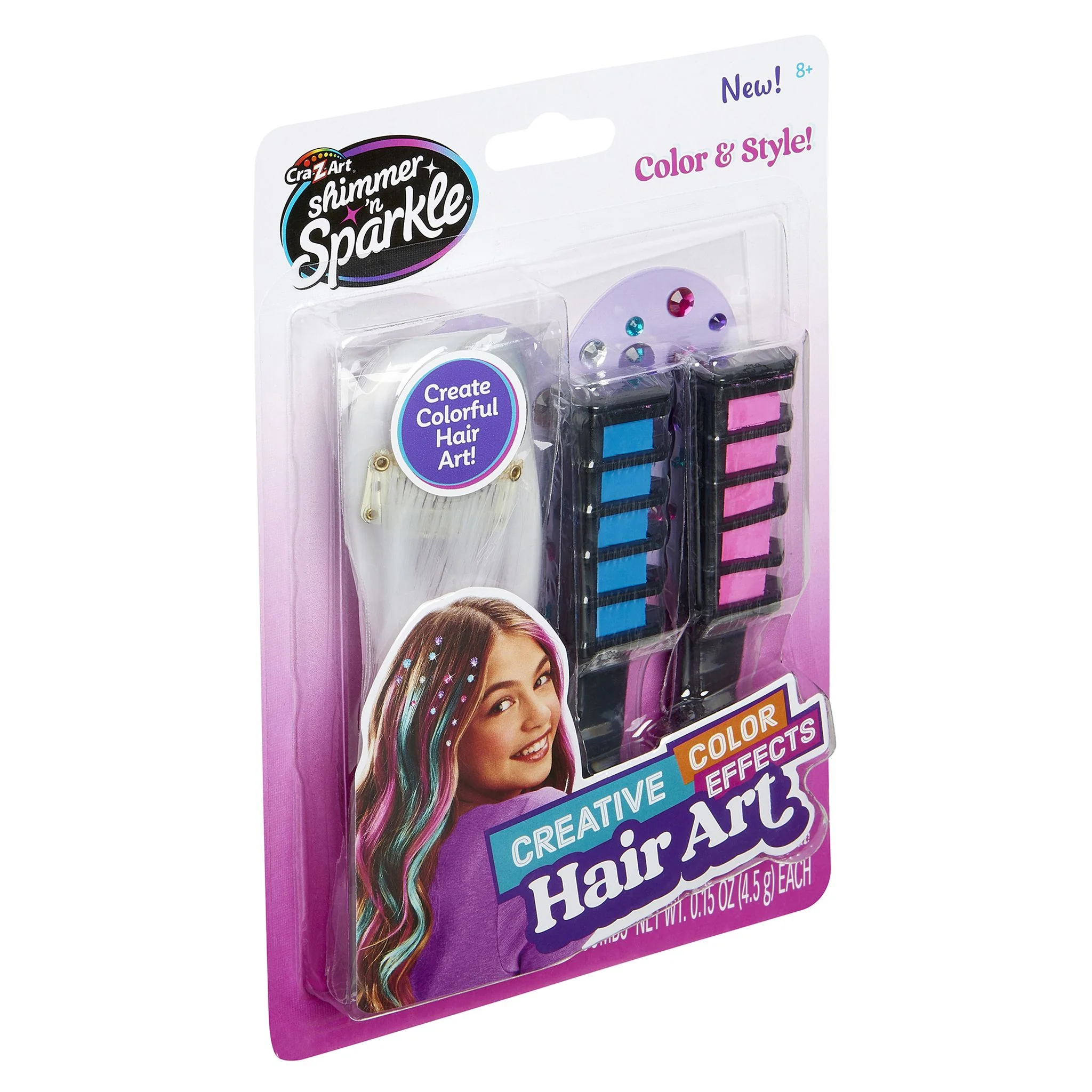 Cra-Z-Art Shimmer 'N Sparkle Color Effects Hair Art