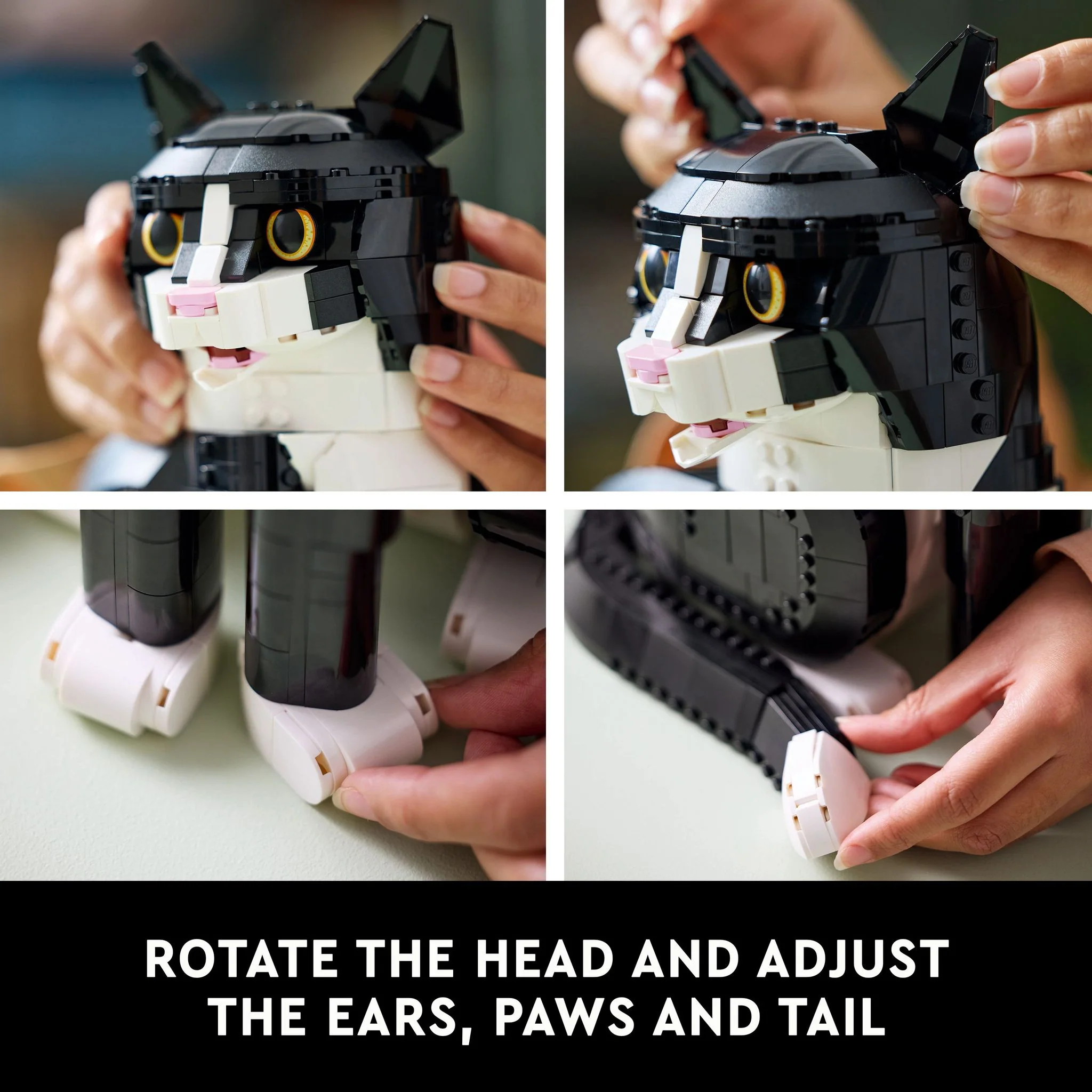 LEGO 21349 Ideas Tuxedo Cat - Toyworld NZ
