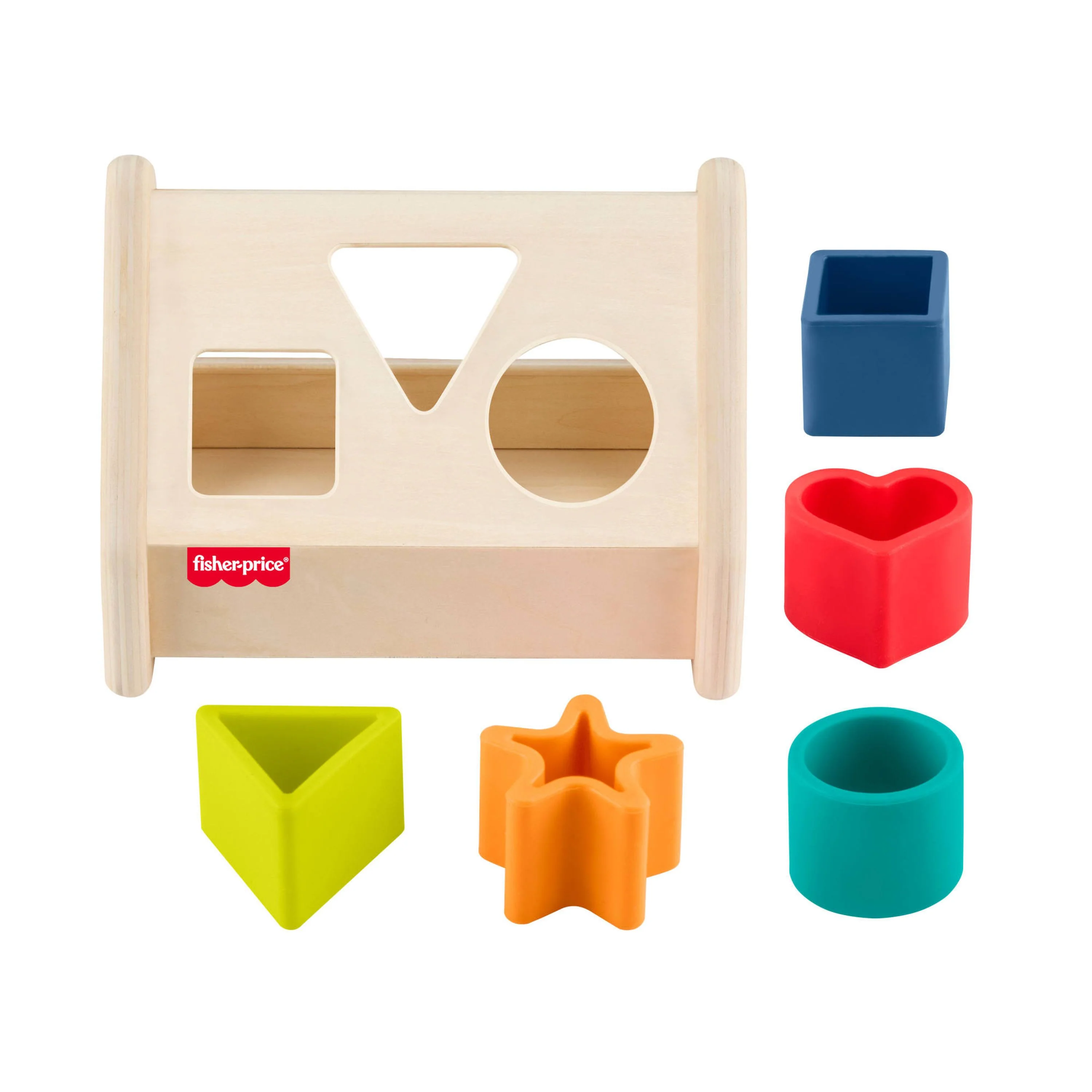 Fisher-Price Wooden Silicone Shape Sorter